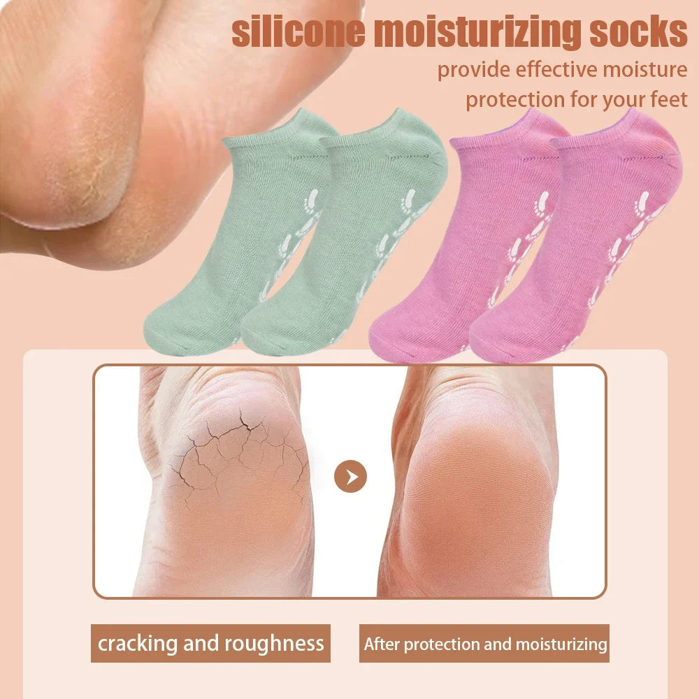 Silicone Moisturizing Mask Socks