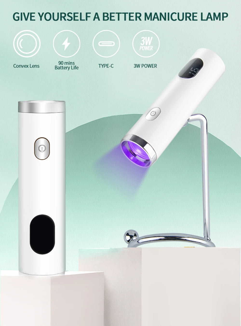 Mini UV Nail Lamp