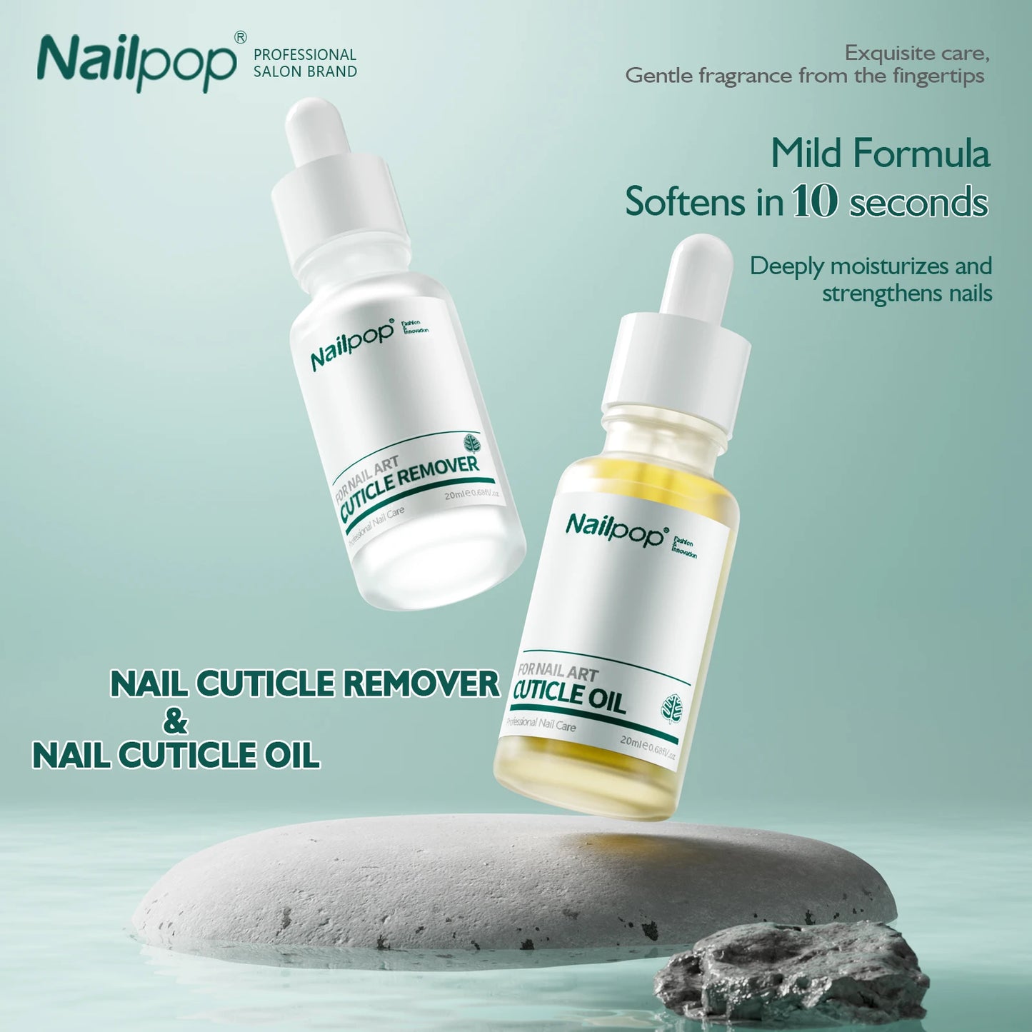 Nailpop Cuticle Oil and Remover Set