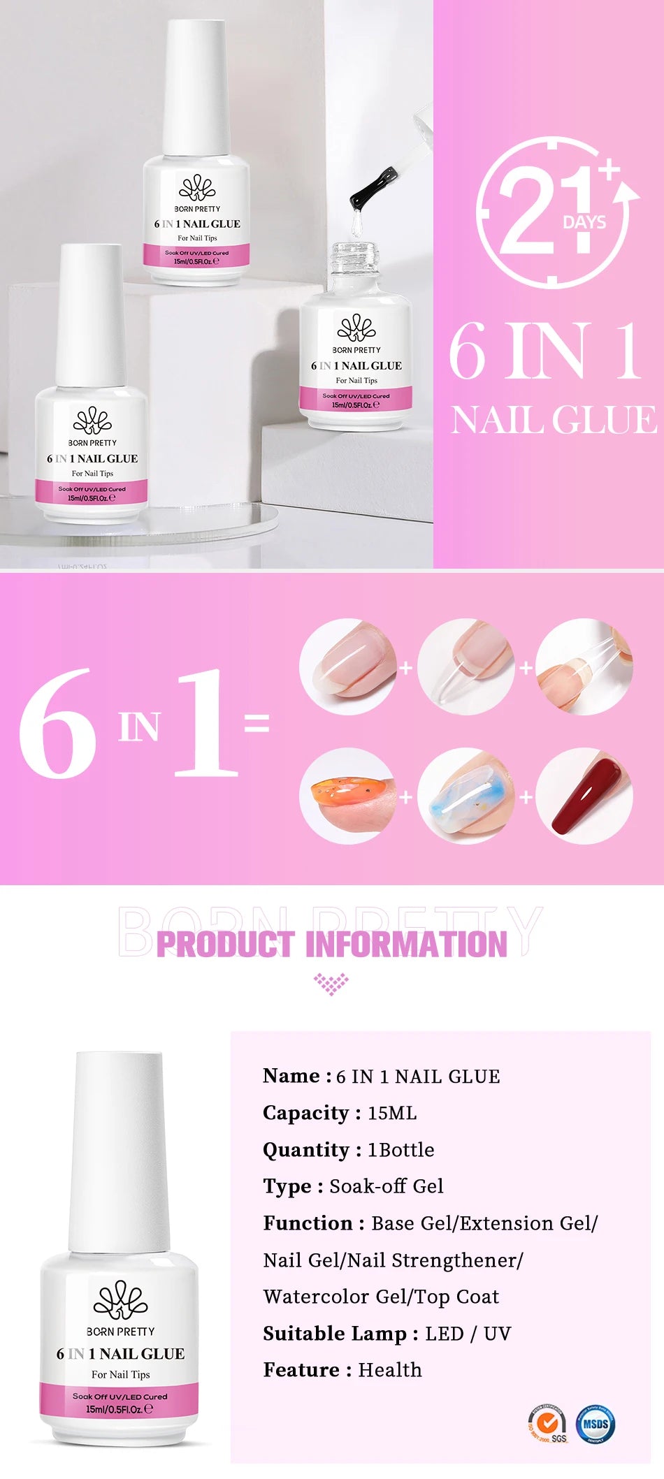 UV Gel Nail Glue