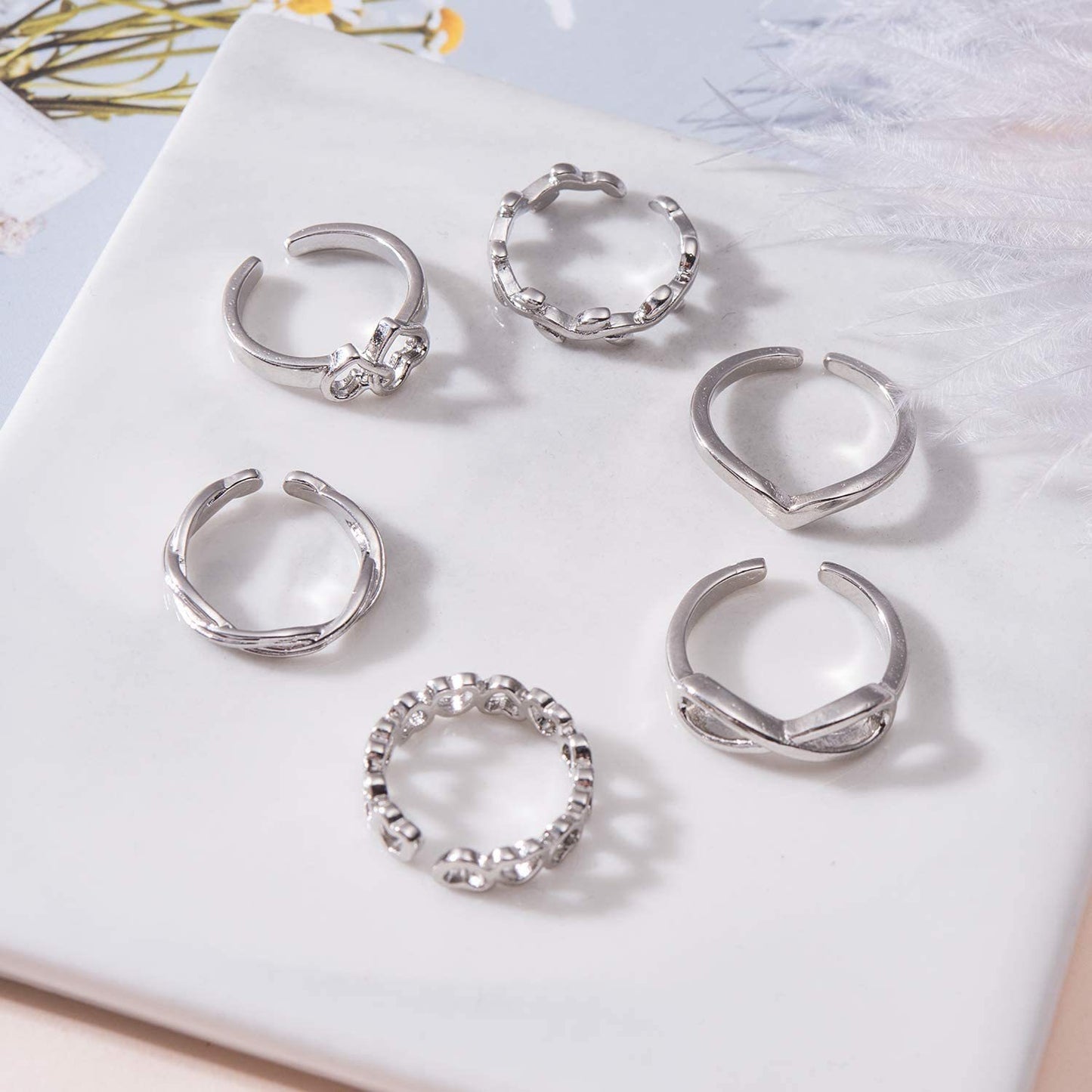Boho Vibe Toe Ring Sets
