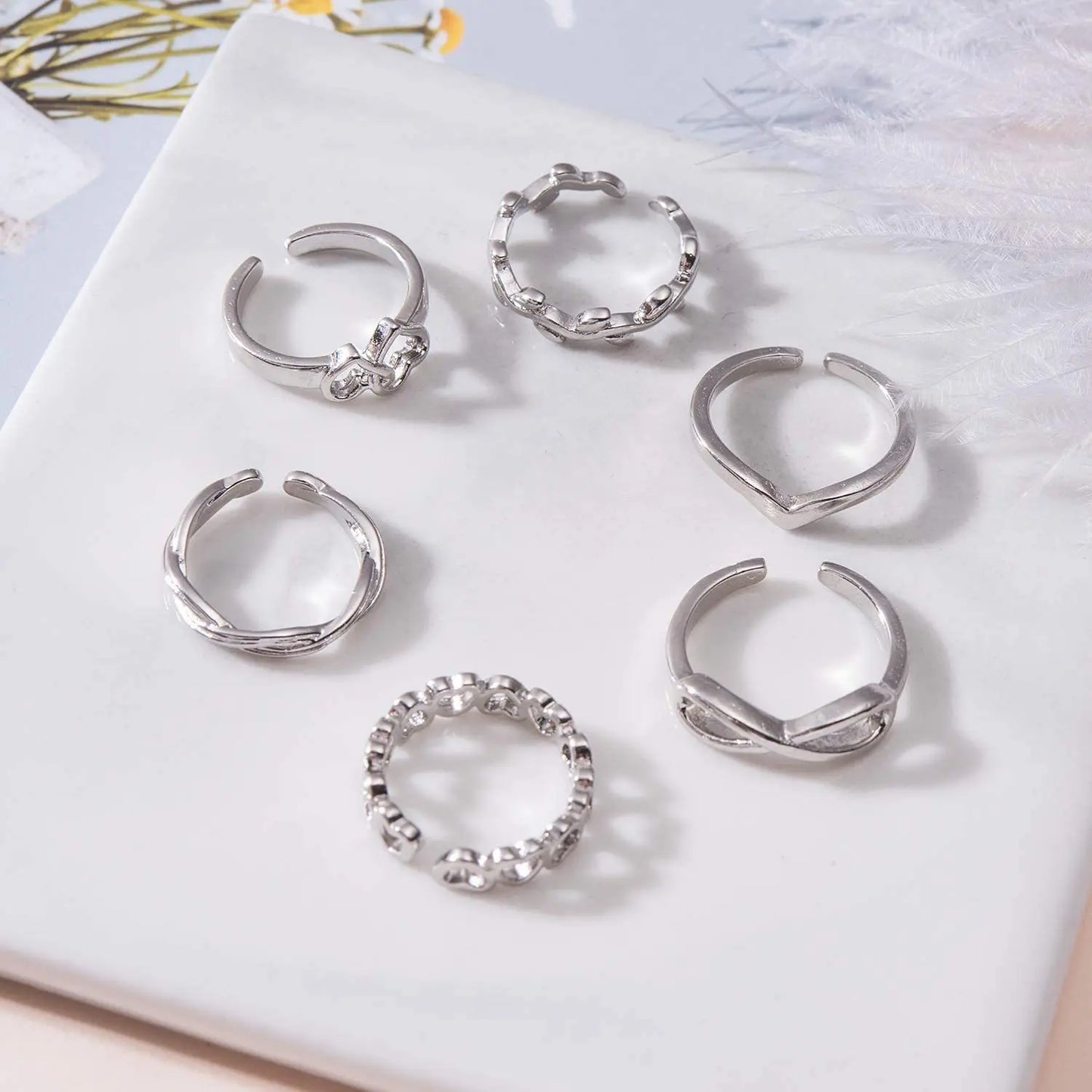 Boho Vibe Toe Ring Sets