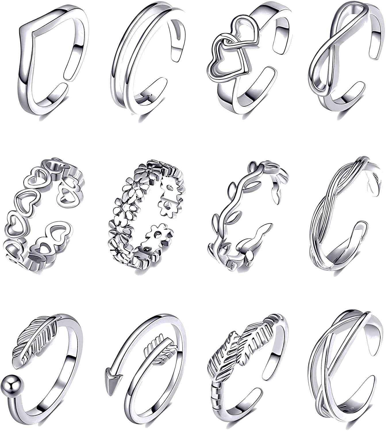 Boho Vibe Toe Ring Sets