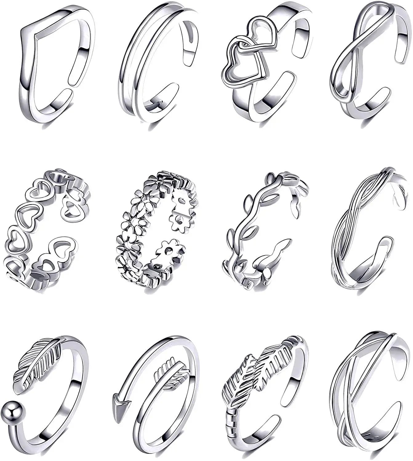 Boho Vibe Toe Ring Sets